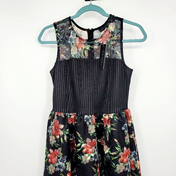 Gracia midi dress floral print  ^ - Picture 7 of 7